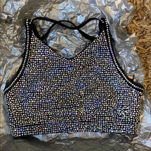 Rebel Athletic Ice Queen Sports Bra size Small